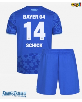 Bayer Leverkusen Patrik Schick #14 Echipament de Fotbal Replică 2025-26 Copii Treilea (+ Șorturi)
